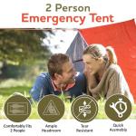 Mylar Emergency Tent for 2 - Waterproof & Ultralight