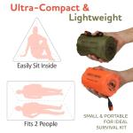 Mylar Emergency Tent for 2 - Waterproof & Ultralight