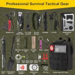 248PCS Survival First Aid Kit, Tactical Gear, MOLLE Pouch