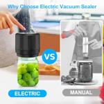 Electric Mason Jar Vacuum Sealer Kit