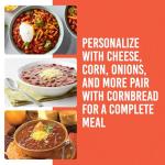 Augason Farms Gluten-Free Southwest Chili Mix, 34 Servings