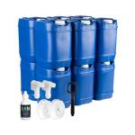 Stackable Water Storage Containers with Spigots, 60 Gallons