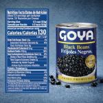 Goya Black Beans - 124 Oz Bulk Can