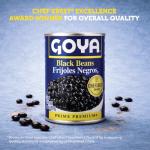 Goya Black Beans - 124 Oz Bulk Can