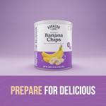 Augason Farms Sweetened Banana Chips, 31 Servings