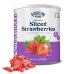 Augason Farms Freeze-Dried Sliced Strawberries Can