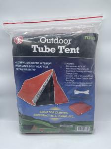 Outdoor Emergency Tube Tent with Steel Pegs