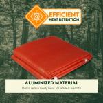 Outdoor Emergency Tube Tent with Steel Pegs