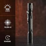 Rechargeable Multi-Fuel Tactical Flashlight - 270 Lumen