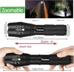 2000 Lumen LED Tactical Flashlight - 10 Pack