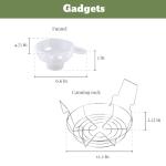 Enamelware Canning Pot Kit: 8-Piece Set & Rack