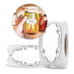 Dissolvable Canning Labels for Jars - Removable Stickers