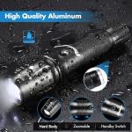 5000 Lumen USB C Rechargeable Flashlight: Bright, Durable