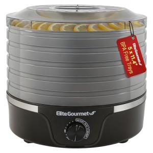 5-Tray Elite Gourmet Food Dehydrator - Adjustable Temp