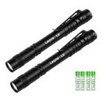 Ultra Bright Compact LED Tactical Penlight - 2 Pack