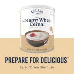 Augason Farms Creamy Wheat Cereal Can - 55 Servings