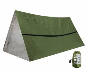 2-Person Waterproof Survival Tent & Thermal Blanket