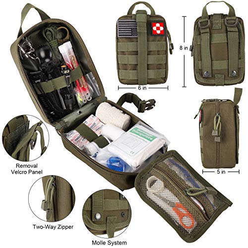 216 Pc Professional Survival First Aid Kit for Emergency