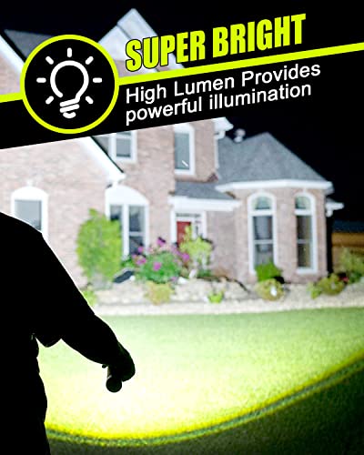 Super Bright Rechargeable LED Flashlight: 10000 Lumens