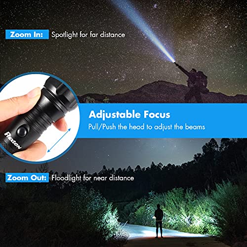 5000 Lumen USB C Rechargeable Flashlight: Bright, Durable
