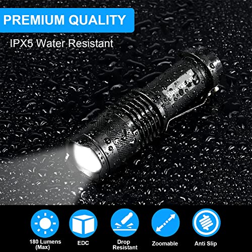 EDC Flashlights: HinsGEAR Mini 4-Pack for Emergencies