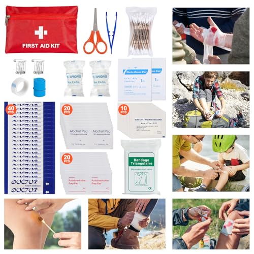 257 Piece Professional Survival Gear Emergency Kit for Outdoor