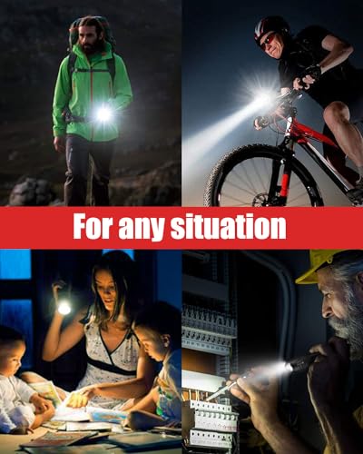Victoper Tactical Flashlight 2 Pack, Bright 2000 Lumens