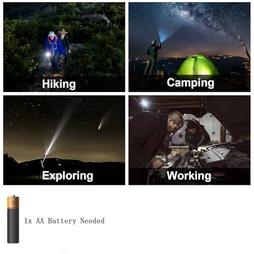 EDC Flashlights: HinsGEAR Mini 4-Pack for Emergencies