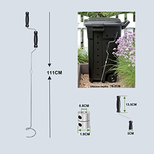 Stainless Steel Compost Aerator Tool