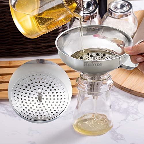 Stainless Steel Canning Funnel Set - 3 Pack