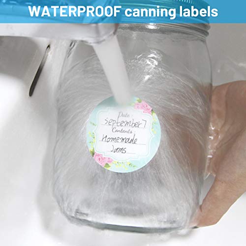 300 Waterproof Canning Labels for Food Storage