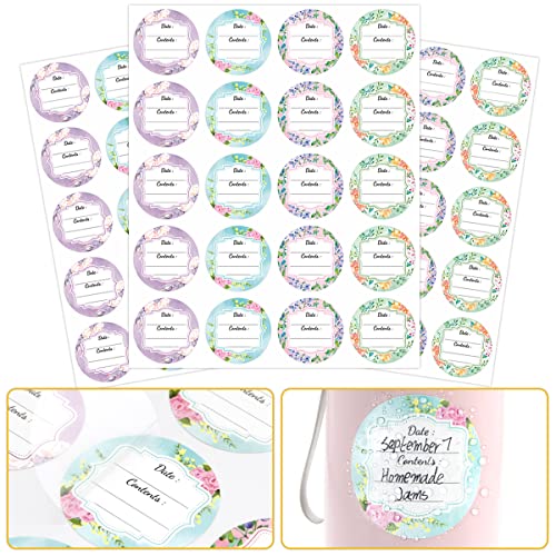 300 Waterproof Canning Labels for Food Storage