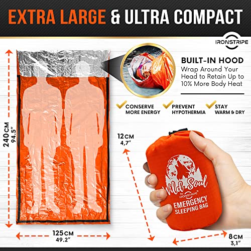 Ironstripe Emergency Bivy Bag – Extra Large 94'' x 48