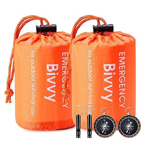 Emergency Sleeping Bag: Waterproof Thermal Bivy Sack