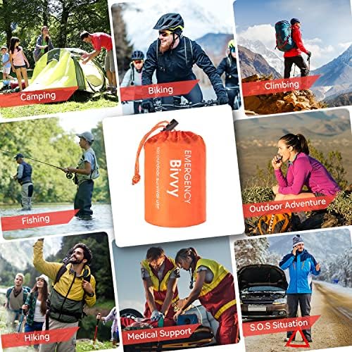 Emergency Sleeping Bag: Waterproof Thermal Bivy Sack