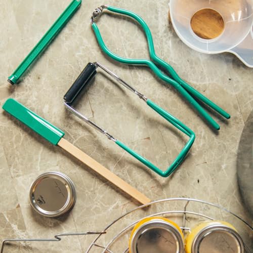 Enamelware Canning Pot Kit: 8-Piece Set & Rack