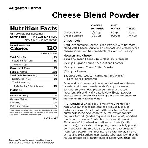 Cheese Blend Powder - Gluten Free, Long-Term Storage