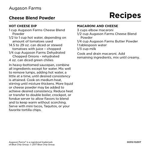 Cheese Blend Powder - Gluten Free, Long-Term Storage