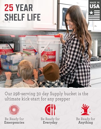 ReadyWise: 30-Day Survival Food Supply, 298 Servings