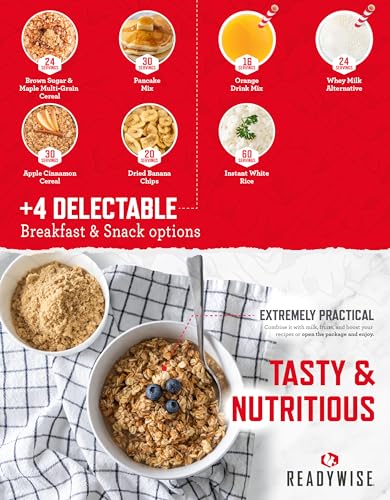 ReadyWise: 30-Day Survival Food Supply, 298 Servings