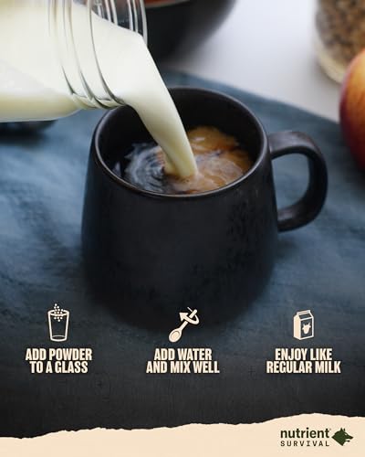 Survival Milk: Essential Nutrients, 60 Servings, 25-Year Shelf Life