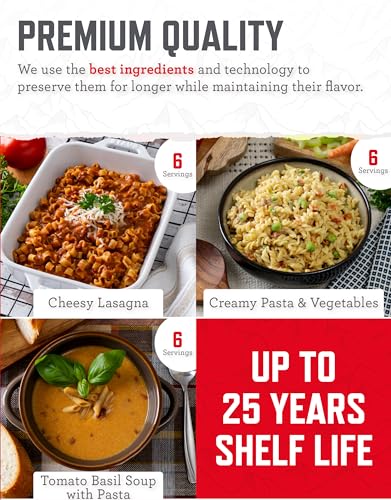 16-Serving Favorites Sample Pack: Emergency Food, Freeze-Dried