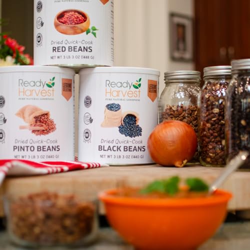 Survival Red Beans: Quick-Cook, 25-Year Shelf Life (3 lbs)
