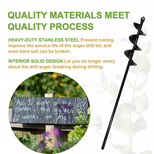 Planting Drill Bit - Bulbs & Holes Digging Tool