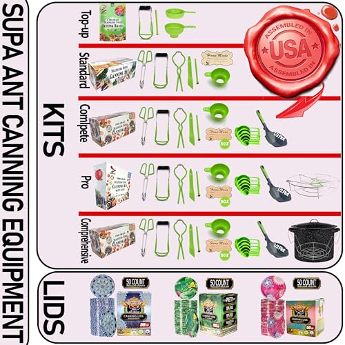 Stainless Steel Canning Set with Full Accessories