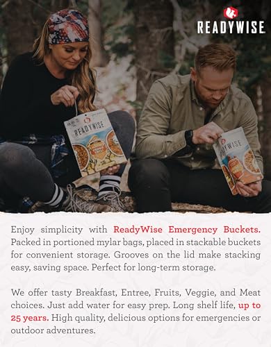 Breakfast Bucket: 120 Servings of Freeze-Dried Survival Food