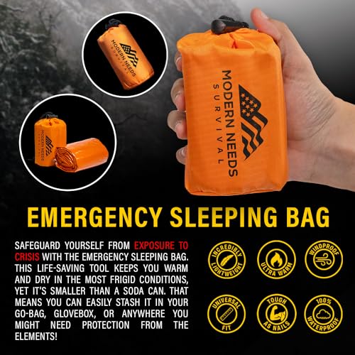 Emergency Survival Sleeping Bag - Waterproof Thermal Bivy