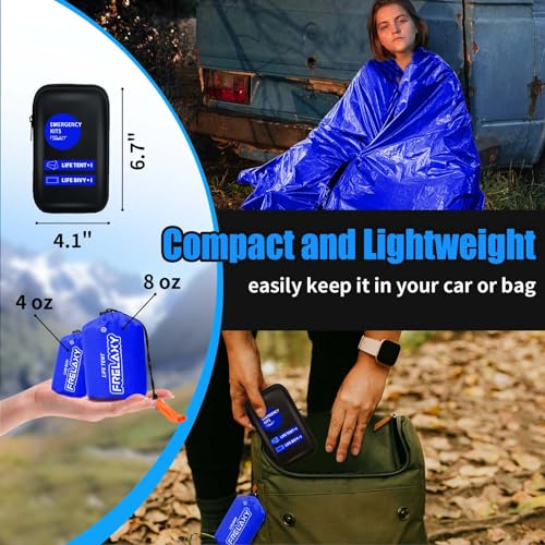 Frelaxy Emergency Survival Tent & Sleeping Bag Set