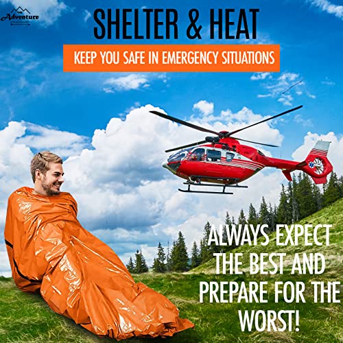 Self-Reliant Combo Survival Kit: Tent, Sleeping Bag, Fire Starter