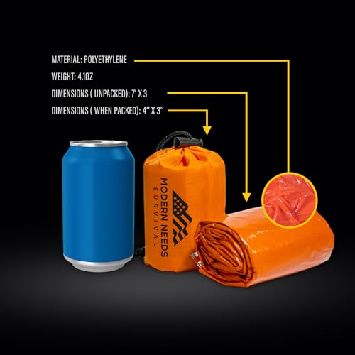 Emergency Survival Sleeping Bag - Waterproof Thermal Bivy